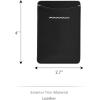 imageFossil Mens Leather Slim Minimalist Card Case Front Pocket WalletWestover Black