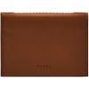 imageFossil Mens Leather Slim Minimalist Card Case Front Pocket WalletWestover Brown Bifold