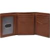imageFossil Mens Leather Trifold Wallet for MenHayes Brown