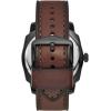 imageFossil Mens Machine Quartz Stainless Steel ThreeHand Watch49mm BlackBrown