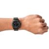 imageFossil Mens Machine Quartz Stainless Steel ThreeHand WatchBlack Bracelet