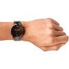 imageFossil Mens Neutra Quartz Stainless Steel and Leather Chronograph WatchBlack  Brown Dial