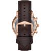 imageFossil Mens Neutra Quartz Stainless Steel and Leather Chronograph WatchBrown LeatherRose GoldGreen
