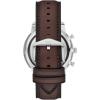 imageFossil Mens Neutra Quartz Stainless Steel and Leather Chronograph WatchBrown LeatherSilverIce Blue