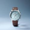 imageFossil Mens Neutra Quartz Stainless Steel and Leather Chronograph WatchBrown LeatherSilverIce Blue