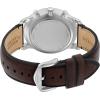 imageFossil Mens Neutra Quartz Stainless Steel and Leather Chronograph WatchBrownSilverGunmetal