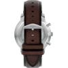 imageFossil Mens Neutra Quartz Stainless Steel and Leather Chronograph WatchBrownSilverGunmetal