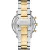 imageFossil Mens Neutra Quartz Stainless Steel and Leather Chronograph WatchGoldSilver