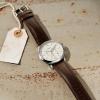 imageFossil Mens Neutra Quartz Stainless Steel and Leather Chronograph WatchSilver  Brown