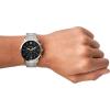imageFossil Mens Neutra Quartz Stainless Steel and Leather Chronograph WatchSilverBlack Dial