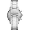 imageFossil Mens Neutra Quartz Stainless Steel and Leather Chronograph WatchSilverBlue