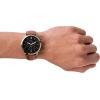 imageFossil Mens Neutra Quartz Stainless Steel and Leather Chronograph WatchSmoke  Brown