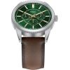 imageFossil Mens Pearson Multifunction Stainless Steel WatchBrownSilverGreen