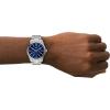 imageFossil Mens Pearson Multifunction Stainless Steel WatchSilverBlue