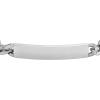 imageFossil Mens Plated Stainless Steel Engravable Personalized Gift ID Chain or Cuff Bracelet for MenDrew Silver ID Curb