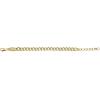 imageFossil Mens Plated Stainless Steel Engravable Personalized Gift ID Chain or Cuff Bracelet for MenGold Curb Chain