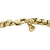 imageFossil Mens Plated Stainless Steel Engravable Personalized Gift ID Chain or Cuff Bracelet for MenGold ID Chain Engravable