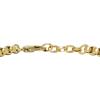 imageFossil Mens Plated Stainless Steel Engravable Personalized Gift ID Chain or Cuff Bracelet for MenGoldTigers Eye Box Chain