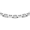 imageFossil Mens Plated Stainless Steel Engravable Personalized Gift ID Chain or Cuff Bracelet for MenHeritage Silver Link