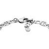 imageFossil Mens Plated Stainless Steel Engravable Personalized Gift ID Chain or Cuff Bracelet for MenHeritage Silver Link
