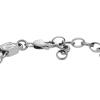 imageFossil Mens Plated Stainless Steel Engravable Personalized Gift ID Chain or Cuff Bracelet for MenSilver Curb Chain