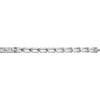 imageFossil Mens Plated Stainless Steel Engravable Personalized Gift ID Chain or Cuff Bracelet for MenSilver Heritage DLink