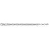 imageFossil Mens Plated Stainless Steel Engravable Personalized Gift ID Chain or Cuff Bracelet for MenSilver Large Curb Chain