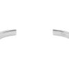 imageFossil Mens Plated Stainless Steel Engravable Personalized Gift ID Chain or Cuff Bracelet for MenSilver Smooth Cuff