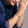 imageFossil Mens Plated Stainless Steel Engravable Personalized Gift ID Chain or Cuff Bracelet for MenSilverGold Drew Engravable