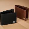 imageFossil Mens Ryan Leather RFID Blocking Bifold Flip ID WalletHayes Black