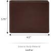 imageFossil Mens Slim Bifold WalletDark Brown