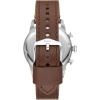 imageFossil Mens Sport Tourer Quartz Stainless Steel Chronograph WatchBrown LeatherSilverCream