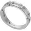 imageFossil Mens Stainless Steel RingHeritage Link Silver