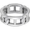 imageFossil Mens Stainless Steel RingHeritage Silver