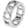 imageFossil Mens Stainless Steel RingHeritage Silver