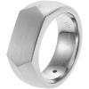 imageFossil Mens Stainless Steel RingHexagon Silver