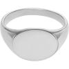 imageFossil Mens Stainless Steel RingSignet Silver