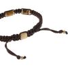 imageFossil Mens Stainless Steel and Genuine Leather andor Beaded Bracelet for MenTigers EyeBrownGold