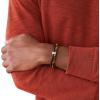 imageFossil Mens Stainless Steel and Genuine Leather andor Beaded Bracelet for MenTigers EyeBrownLeather