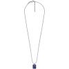 imageFossil Mens Stainless Steel or Leather Necklace for MenBlue Sodalite