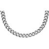 imageFossil Mens Stainless Steel or Leather Necklace for MenSilver Curb Chain