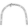 imageFossil Mens Stainless Steel or Leather Necklace for MenSilver Figaro Chain