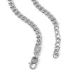 imageFossil Mens Stainless Steel or Leather Necklace for MenSilver Large Curb Chain