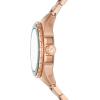 imageFossil Womens Blue Dive Quartz Stainless Steel ThreeHand WatchRose GoldGreen
