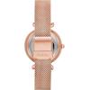 imageFossil Womens Carlie Automatic Stainless Steel Mesh ThreeHand WatchRose Gold MeshWhite