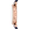 imageFossil Womens Carlie Quartz Stainless Steel ThreeHand WatchBlue LeatherRose Gold