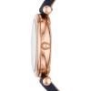 imageFossil Womens Carlie Quartz Stainless Steel ThreeHand WatchBlue LeatherRose GoldMOP