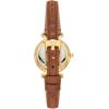 imageFossil Womens Carlie Quartz Stainless Steel ThreeHand WatchBrown LeatherGold