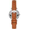 imageFossil Womens Carlie Quartz Stainless Steel ThreeHand WatchBrown LeatherRose GoldBlue
