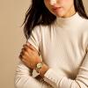 imageFossil Womens Carlie Quartz Stainless Steel ThreeHand WatchGold Chain Gift Set